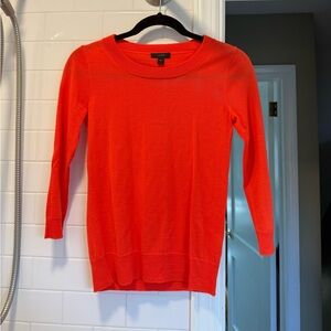 Jcrew orange sweater